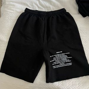 Boys Lie Read me shorts